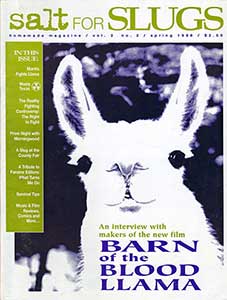 Volume 2, Issue 2, salt for Slugs Fall 1997 Blood Llama